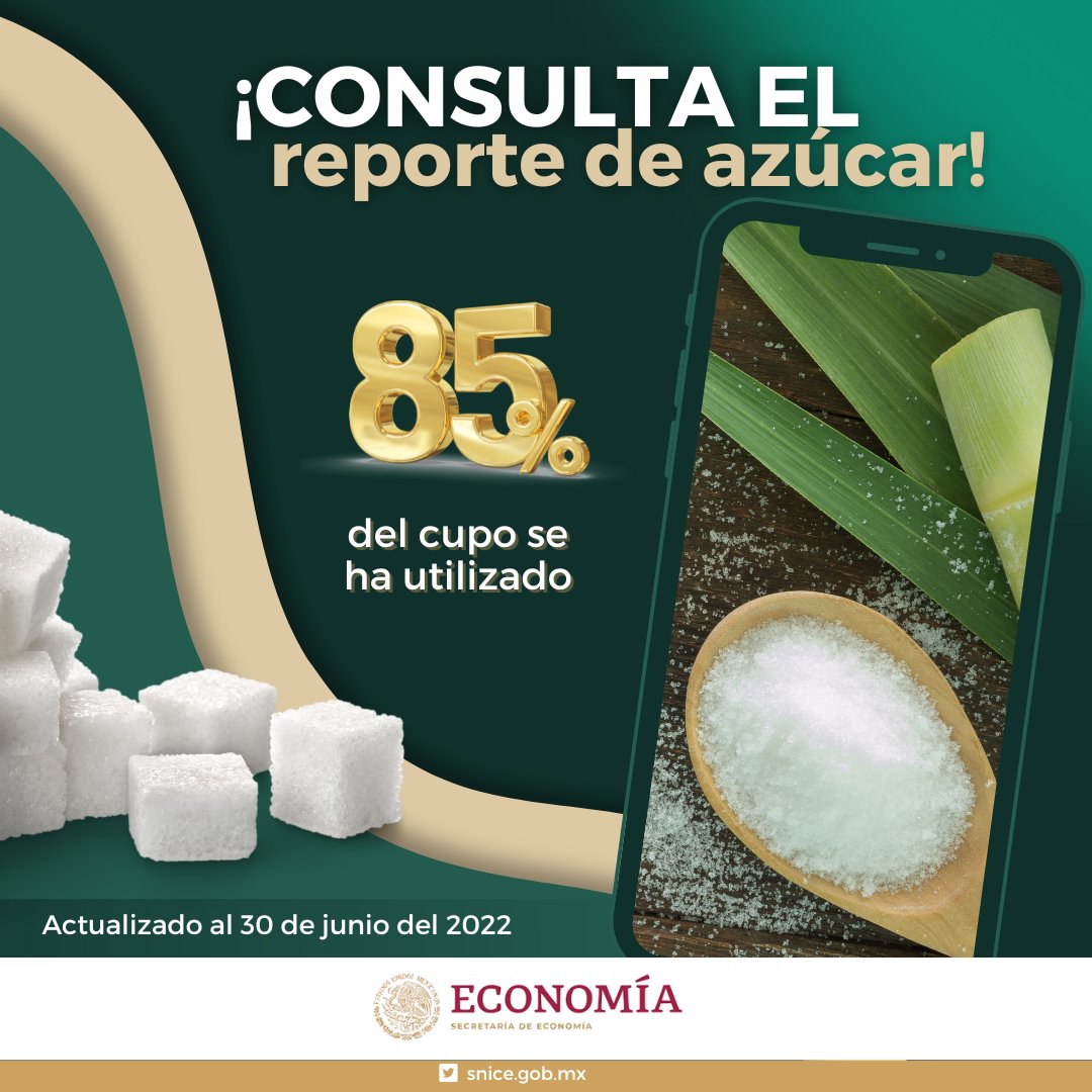 SNICEmx's tweet photo. 📢¡ENTÉRATE!

Consulta el reporte de los beneficiarios del cupo de azúcar https://t.co/r7eHtAIBEL

#SNICE #SNICE_Transparencia #ComercioExterior https://t.co/Ndu8bkWDY4