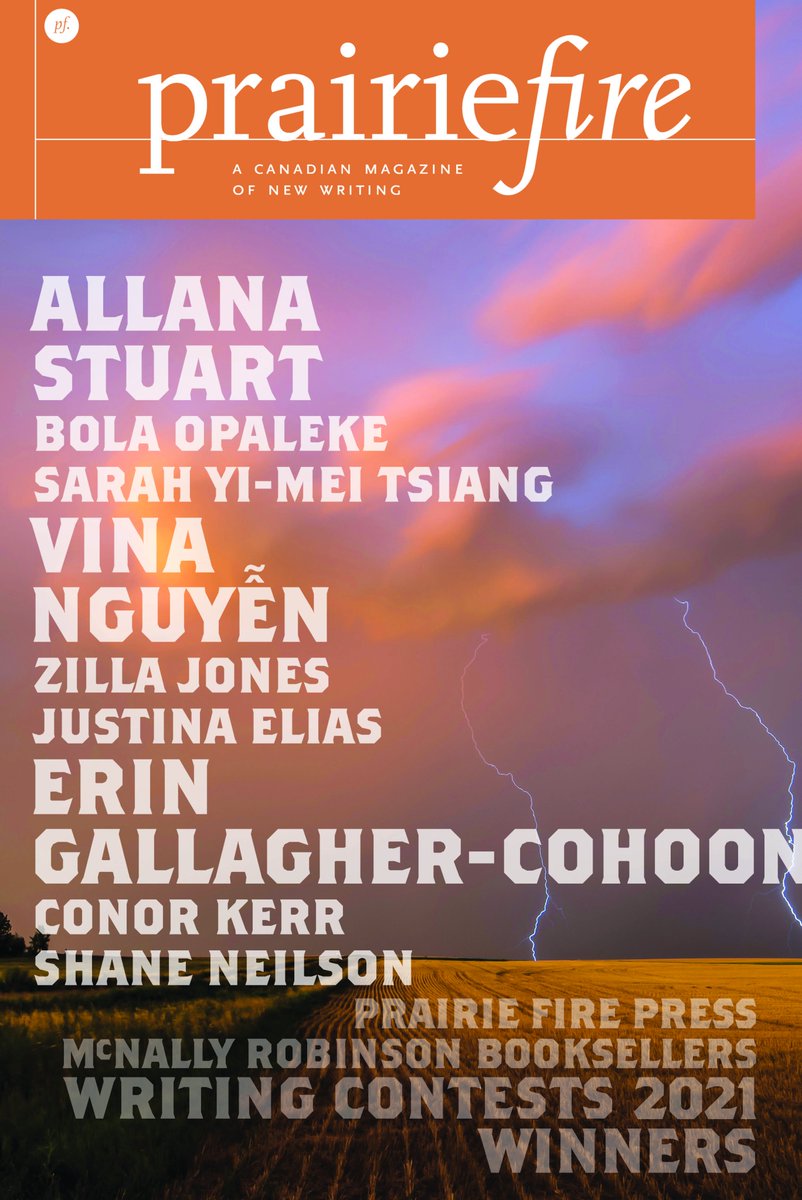 PrairieFireMag's tweet image. Our summer issue is now live! You can snag a copy on our website at prairiefire.ca/current-issue/

They should also be hitting bookstores shortly if they haven't arrived already! 

#summerissue #contestissue #CanLit #litmag