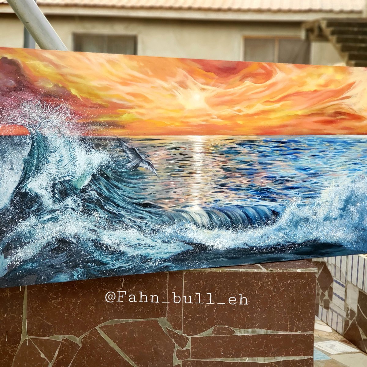 EhBull's tweet photo. Seascape painting https://t.co/Nijbq77VGd