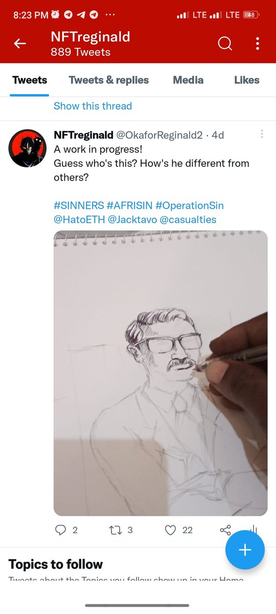 ginald01's tweet photo. A compilation of my past missions for the @operationSIN . The high point is being followed by @HatoETH after holding the largest space of 618 participants discussing NFT Adoption in Nigerians with @DigitallWitch
#SINRewind @Jacktavo @NFTCheetah @NFTLlama @casualties https://t.co/tm1ZF3VpfW