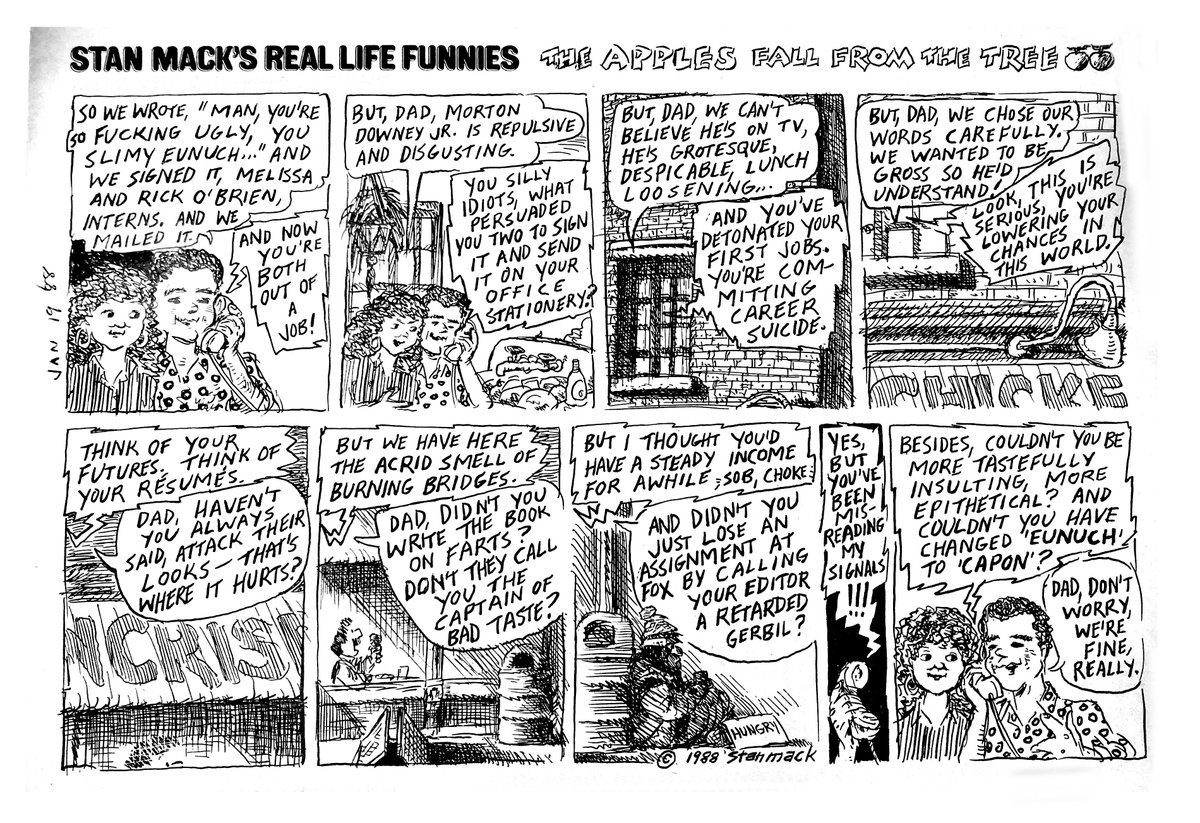 realstanmack's tweet photo. sean kelly, a writer of lethal wit whom i met at the national lampoon, died this week. sean's words always leapt out with their precision, originality, and comic flourish. just ask his kids. 'the acrid smell of burning bridges.' https://t.co/FWWQbBJS2Q