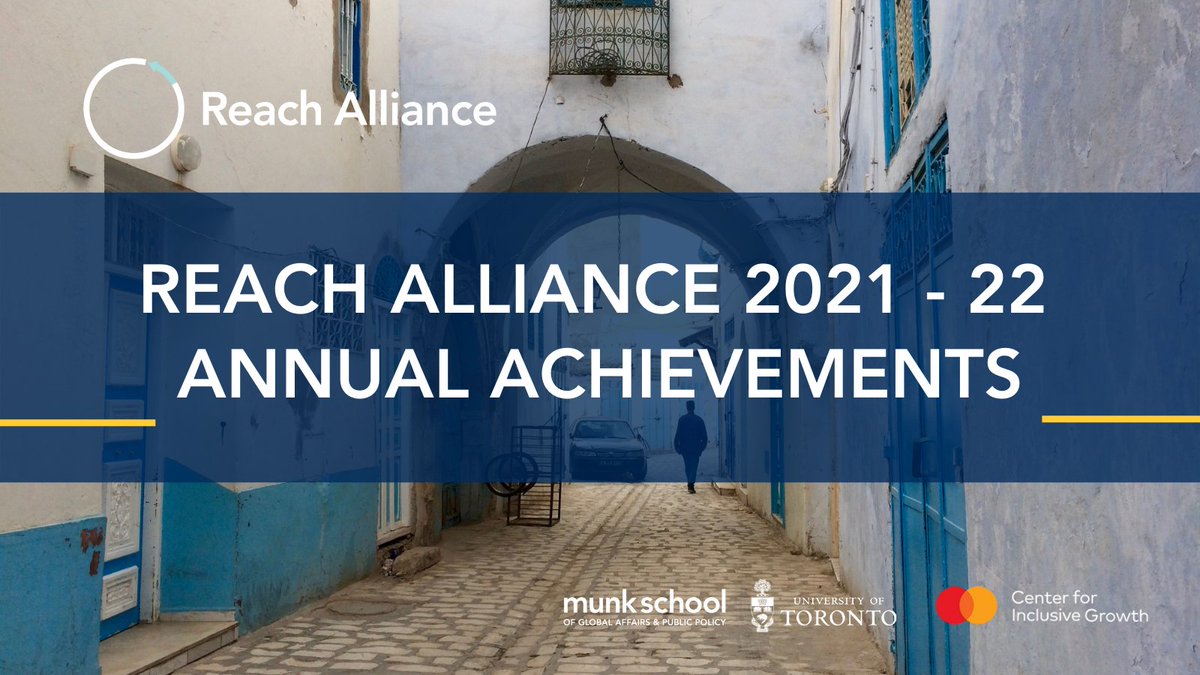 To celebrate the global Reach Alliance community’s 2021-22 achievements @UofT, @ucl, @UniofOxford, @TecdeMonterrey, we’ve put together a year-end review! 🎉 Check it out on the Reach website here: bit.ly/3yGbChW