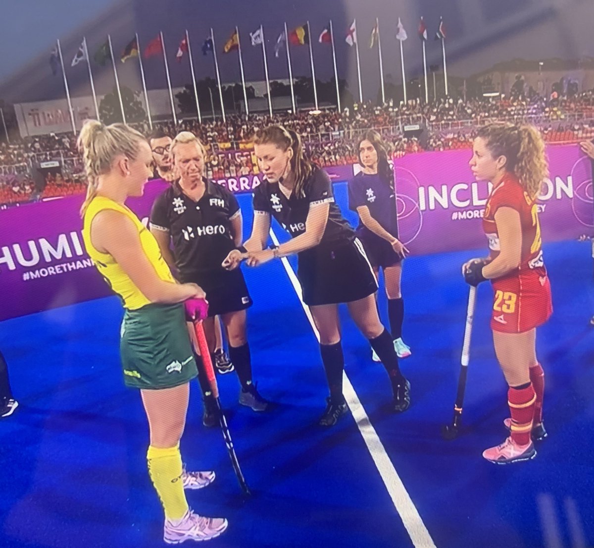 Britain’s best!

Sarah Wilson and Hannah Harrison take charge of the World Cup quarter final between Australia and Spain 🇬🇧