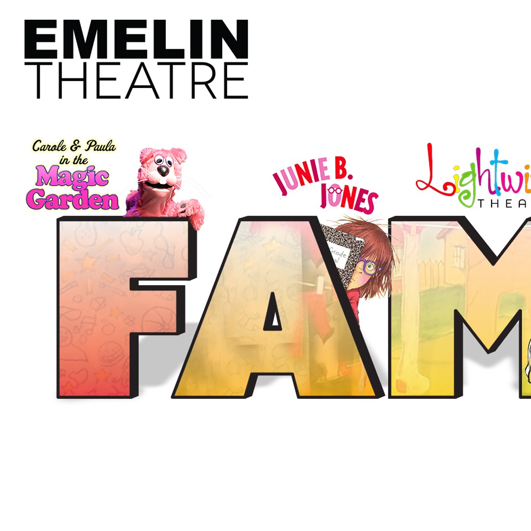 Family shows return to the Emelin this Fall! We've got amazing children's theatre including: The Magic Garden - Sun, Oct 23 TheatreworksUSA's Click Clack Moo - Sat, Dec 10 Lightwire's Tortoise & Hare: The Next Gen - Sat, Jan 21 Doktor Kaboom: Wheel Of Science - Sun, Feb 5 Thea