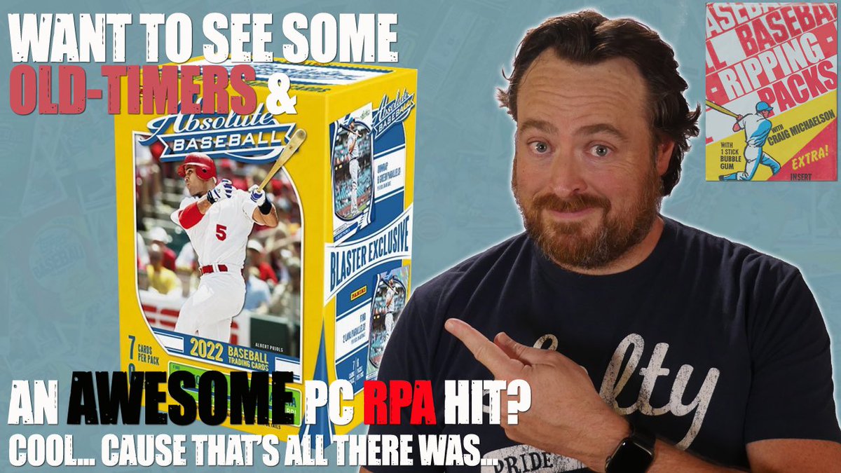 RippingPacksTV's tweet photo. #Ripping a 2022 #Panini #Absolute #Baseball blaster!
https://t.co/7qbEzQ1T19
Subscribe!
Instagram
https://t.co/lQ5V2gbPkw
YouTube
https://t.co/cchv40Vom6
#mlb #baseballcards #Unboxing #thehobby #sportscards #AbsoluteBaseball #PaniniAbsolute #rookie #prospect #whodoyoucollect https://t.co/GMQ5tkY9SY