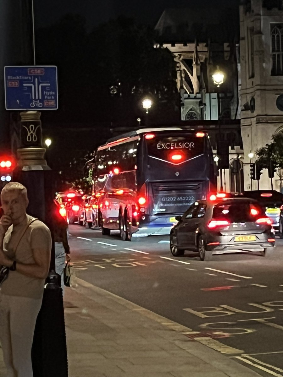Good to see our coach last night in Westminster shining in the city lights <a href="/DAMORYCOACHES/">Damory Coaches</a>
