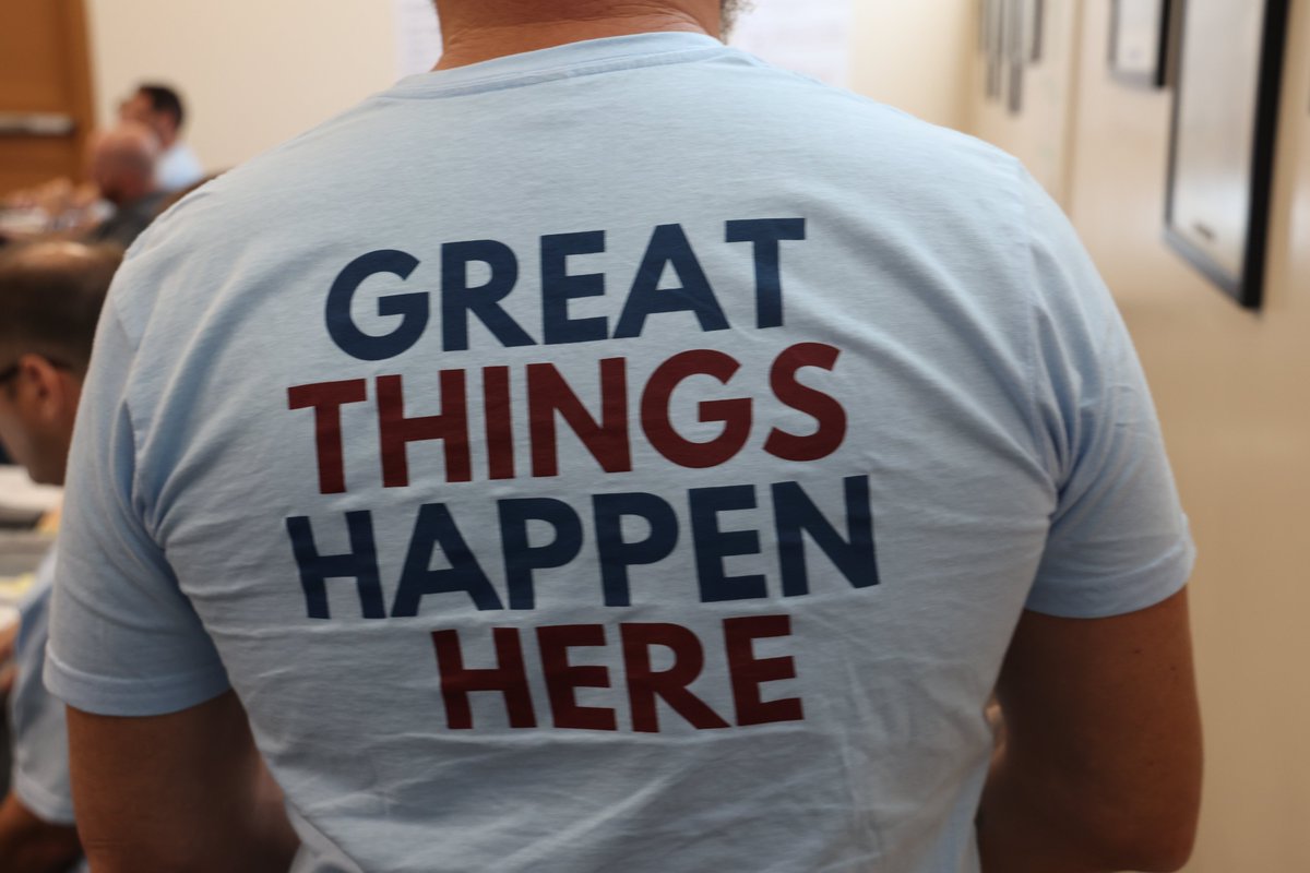 StChasCitySch's tweet photo. SCSD admins have been collaborating and prepping for the upcoming school year the past 2 days at the Benton Admin Center as part of their annual "Admin Retreat".  Lots of ideas, teamwork and training have been taking place. 2022-23 is going to be a GREAT school year. #SCSDgreat https://t.co/ca6Cncafgu