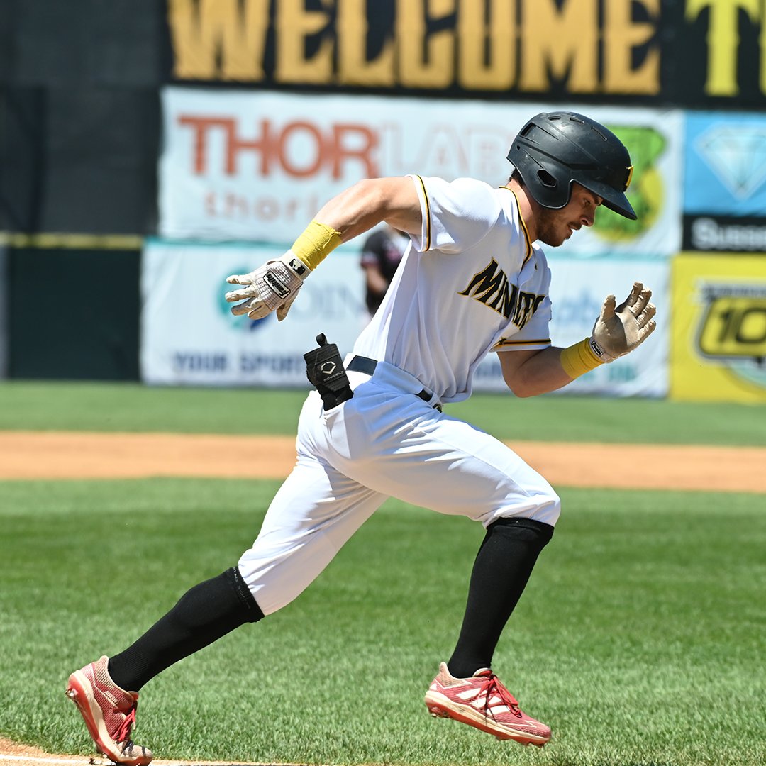SCMiners's tweet photo. Today, Will Zimmerman has tied the Frontier League record with 5 Stolen Bases in a Game!!
He's currently tied with Pierce Jones,  from Windy City. https://t.co/j8SB8A5Dfv