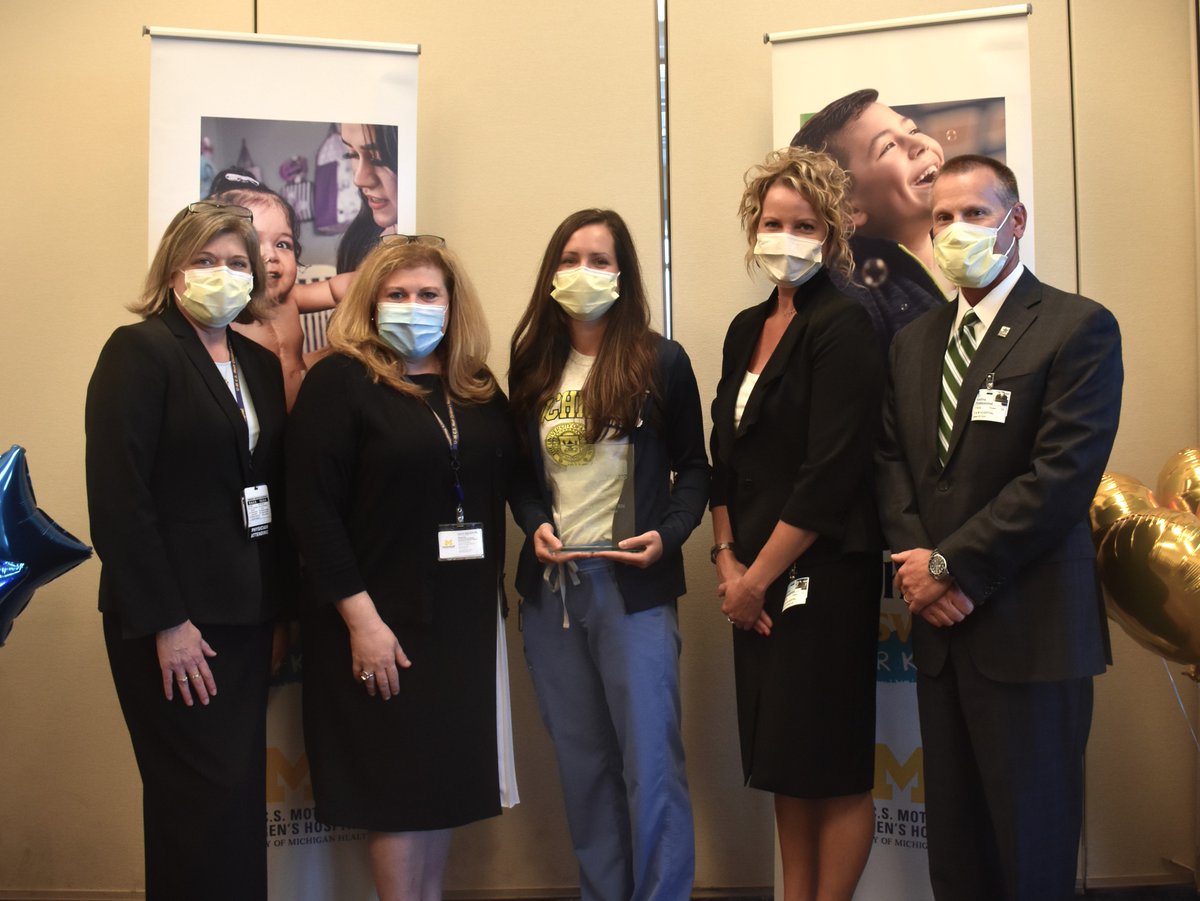 Congratulations to Courtney Meagher, RN <a href="/MottChildren/">C.S. Mott Children's</a> for receiving our <a href="/MHAKeystoneCtr/">MHA Keystone Center</a> Speak-up! Award, which celebrates individuals or teams in #MI #hospitals demonstrating a commitment to the prevention of patient or staff harm. 🎉 

Learn more ➡️ bit.ly/3ceSEYo