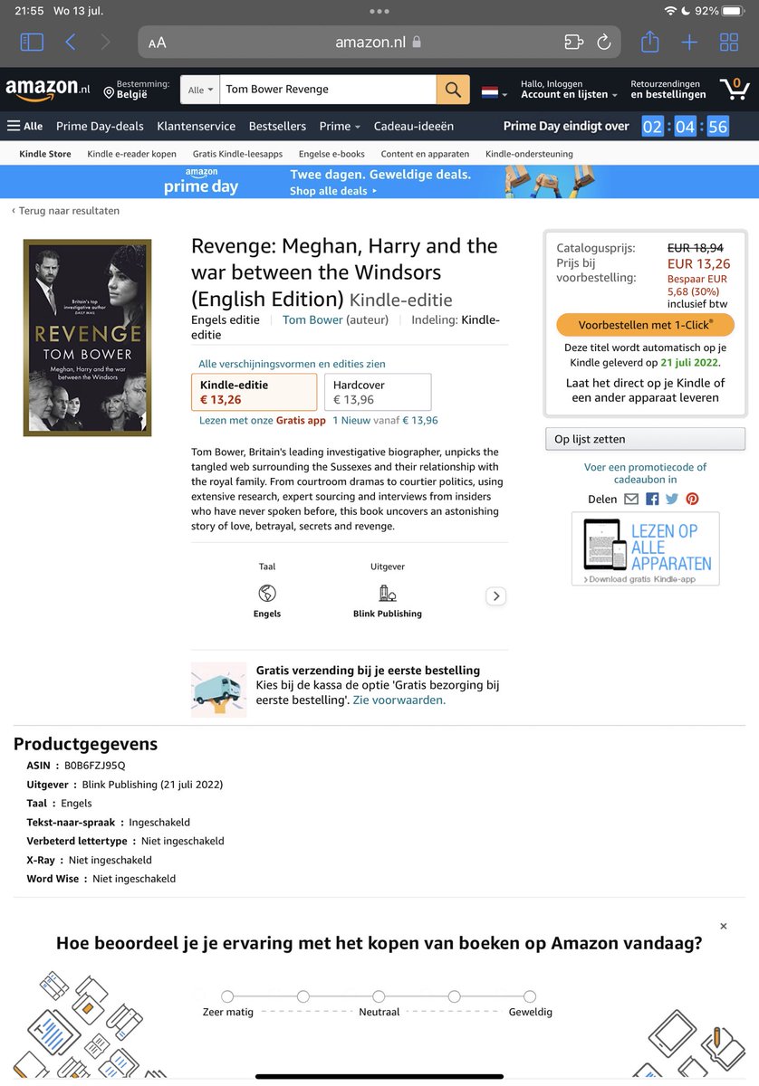 EmpressOfSpadez's tweet photo. Look what I found and ordered #TomBower #Revenge #AmazonNL *little dance* 🤩🫣🙌🏻 https://t.co/6HMtMmshKp