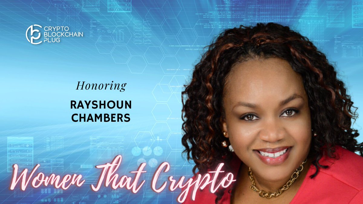 Women are changing the face and future of Crypto! 💎Check out Rayshoun Chambers, Executive VP, Learning/Development at @blockchaincoc #womenthatCrypto
.
Make sure to:
🤳🏽Join our Wine Women and Crypto sessions each month at meetup.com/cryptoplug
