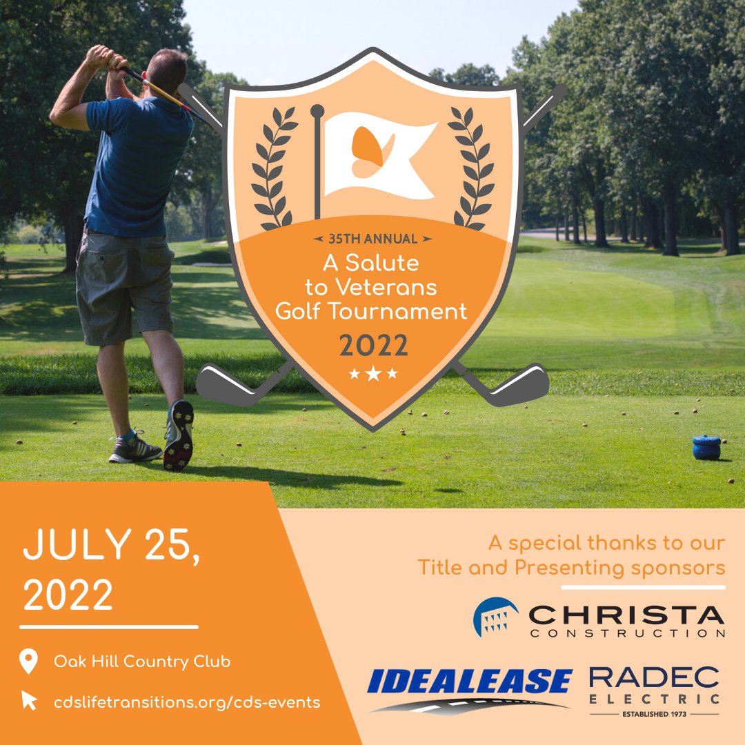 CDSWolfFndn's tweet photo. Our 35th Annual A Salute to Veterans Golf Tournament is just two weeks away! Registration is still open if you want the opportunity to participate and support the important work of Warrior Salute Veteran Services. Learn how to get involved here: https://t.co/DMjLonM65N https://t.co/tzJ0JJYDr4