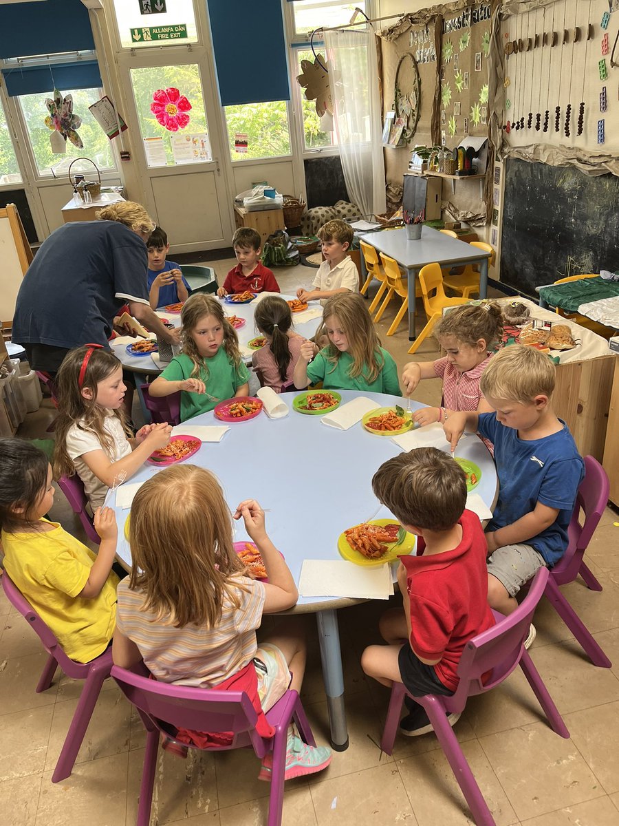 MayalsSchool's tweet photo. What a way to end ‘Language Club’ for Reception!! Tasting some Italian and Welsh cuisine 🏴 🇮🇹 #MayLLC https://t.co/Rsqv9byXXt