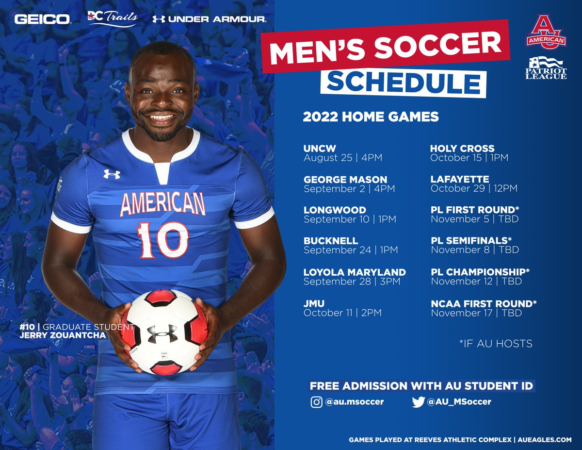 Let's go 😤

Our full 2022 schedule has been released, featuring eight games at Reeves!

🔗: aueagles.link/nmz

#AUMSOC | #BeAnEagle