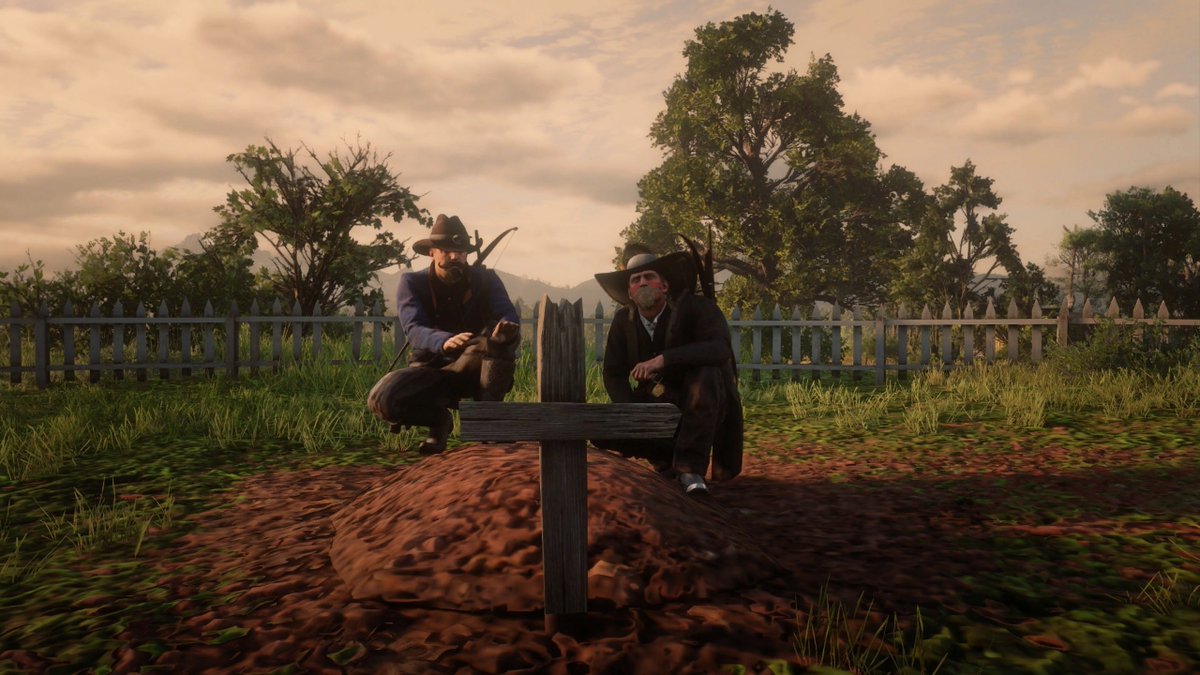 TreIIgo's tweet photo. Hasta siempre #RedDeadFuneral #RedDeadOffline https://t.co/rAXBzkXdaY