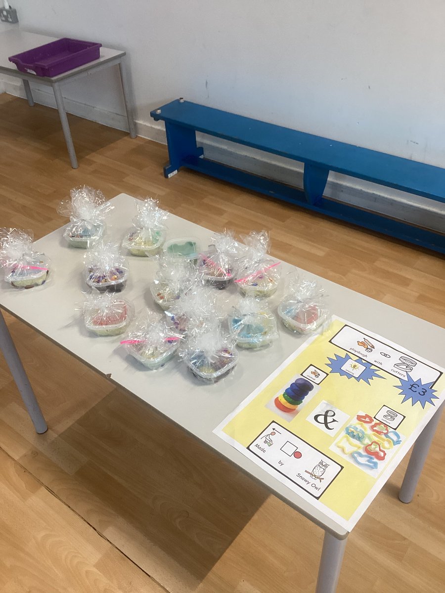 WyvilPrimary's tweet photo. The products are made, the stalls are ready and the children are eager to spend their pocket money! #EnterpriseFair #FinancialEducationAtWyvil #DTAtWyvil #AutismResourceBaseAtWyvil https://t.co/zV7P0b72Tj