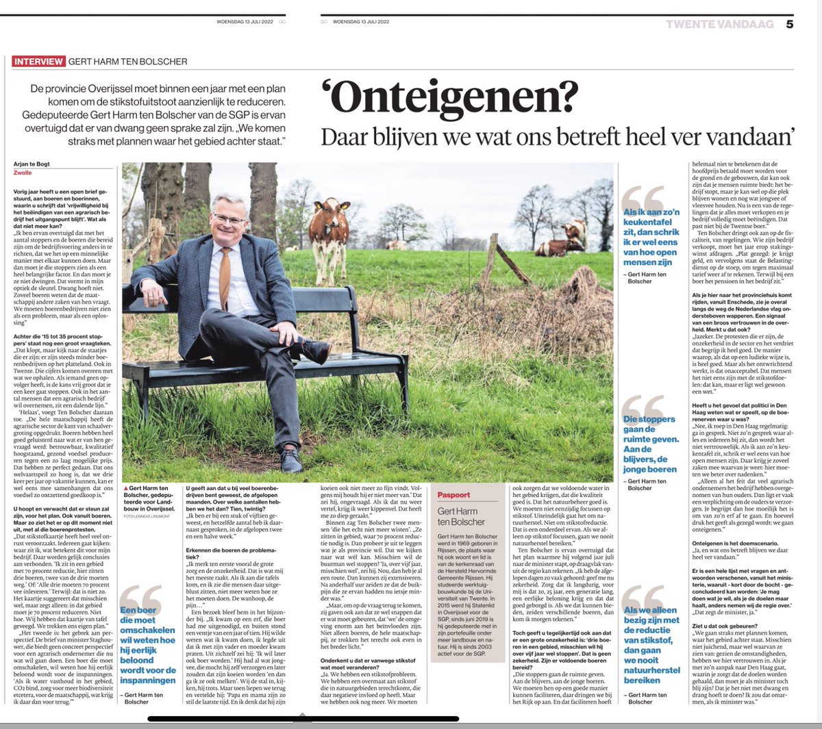 We blijven werken aan de Overijsselse stikstofaanpak. Drie randvoorwaarden:
- alle sectoren moeten meedoen in de reductie
- we doen het samen met inwoners, ondernemers en betrokken organisaties uit de gebieden
- alle opgaven (stikstof, water en klimaat) pakken we in één keer op