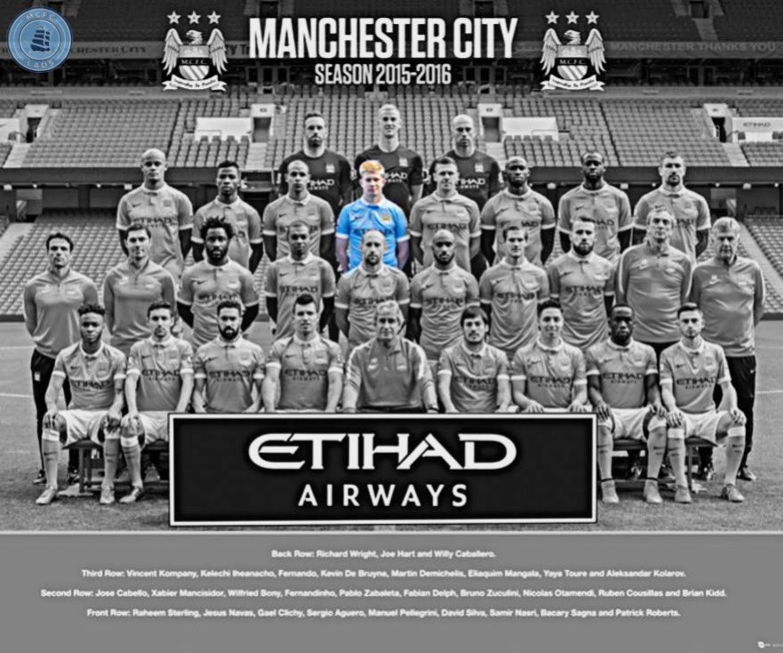 mcfc_lads's tweet photo. Following Raheem Sterling’s departure earlier today, Kevin De Bruyne is now the sole remaining player from the squad Pep Guardiola inherited at the end of the 2015/16 season. https://t.co/bHbe6KeYLe