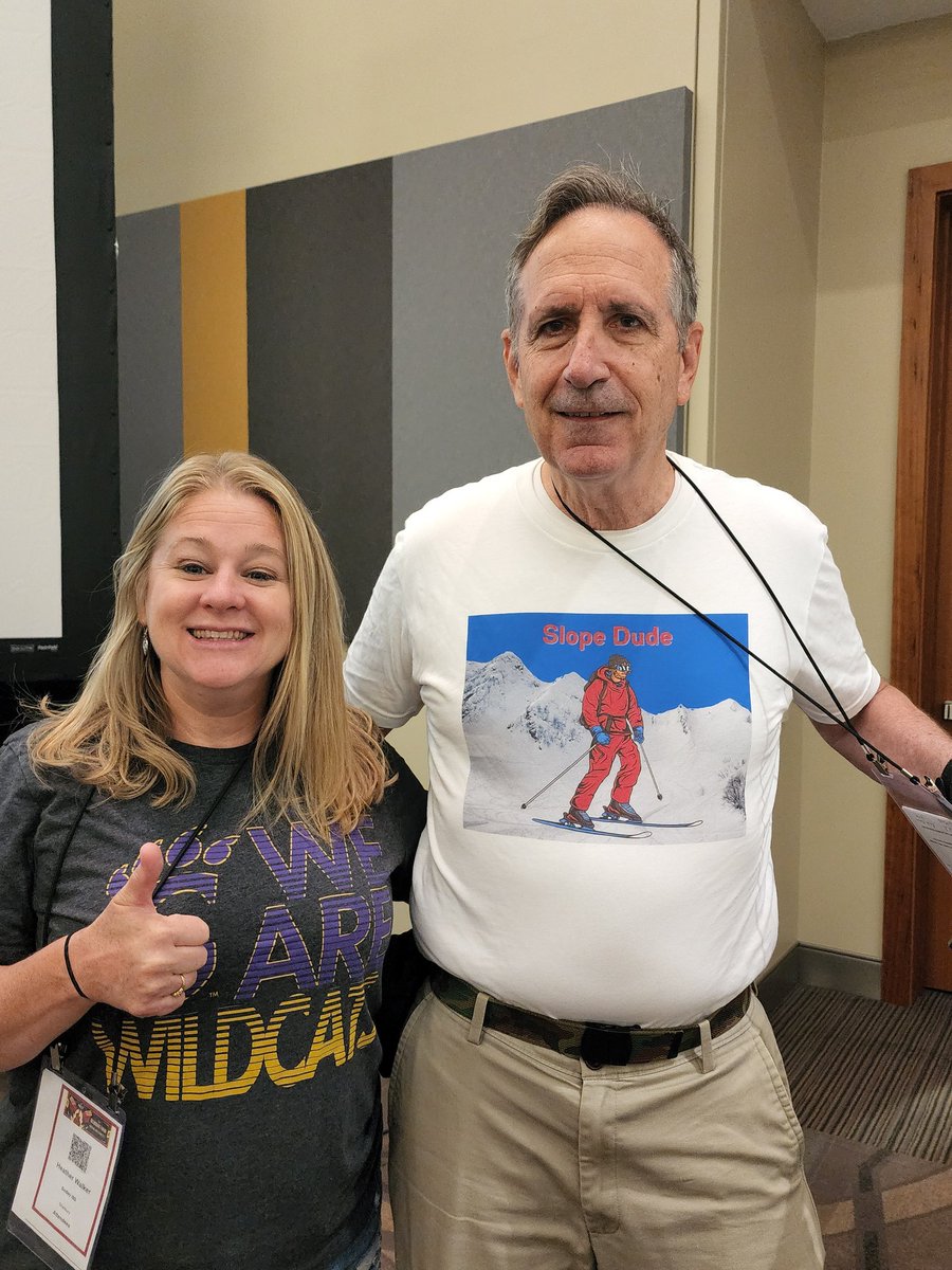 wildcatalgebra1's tweet photo. It's Slope Dude! 
#slopedude 
#CAMT22 https://t.co/fzU3IbSjFO