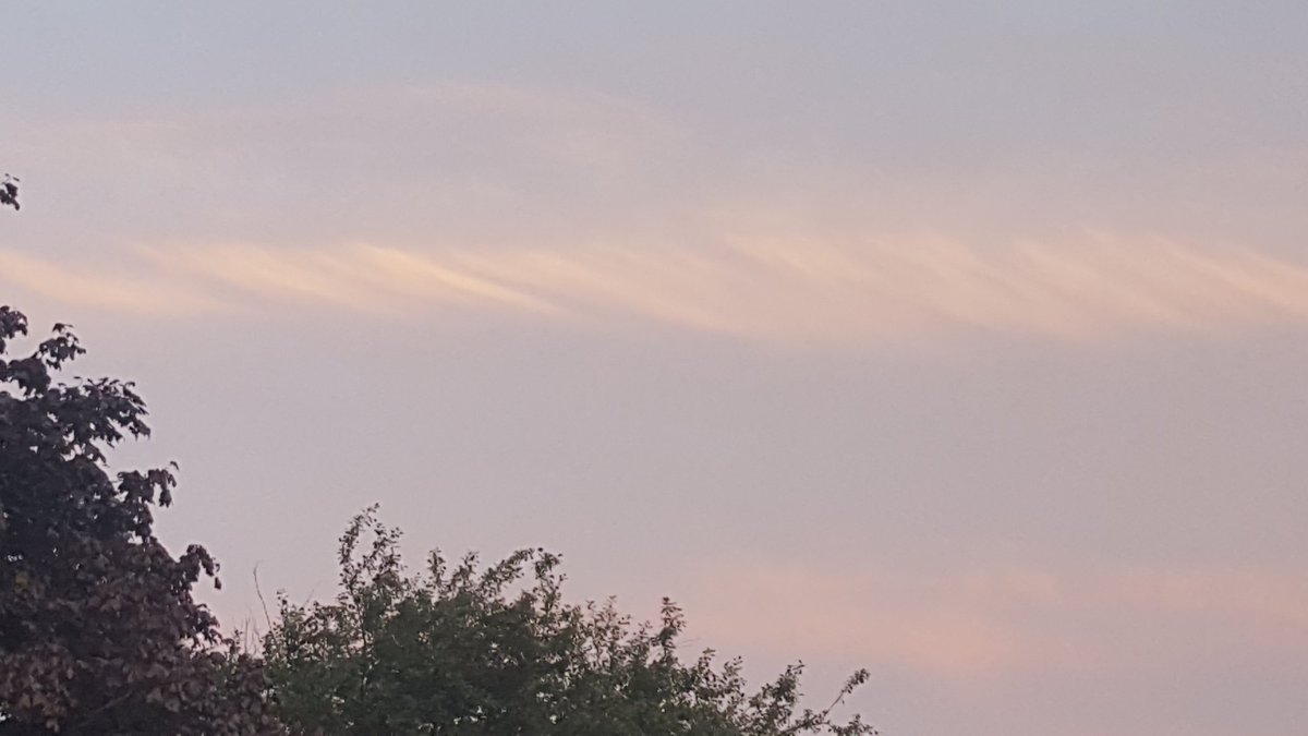 Interesting cloud formation in East Suffolk tonight ahead of a Supermoon