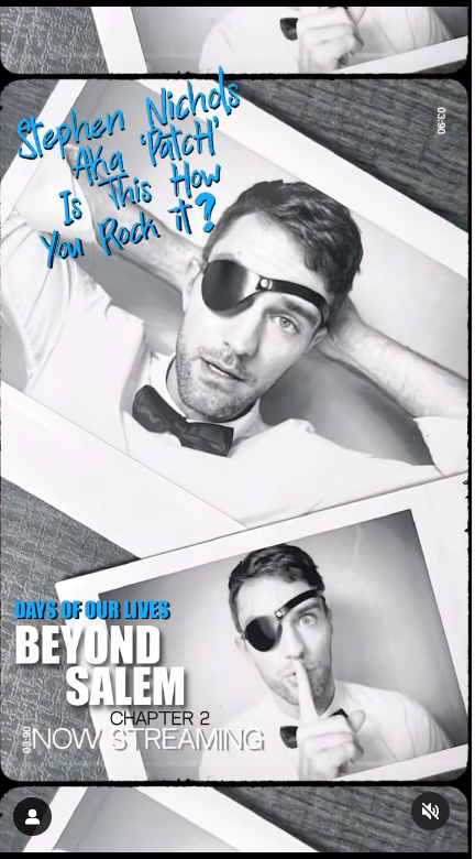 SteveKaylaGroup's tweet image. #Days Colton Little rocking the patch!  Yes! This is how you rock it!

via: Colton Little Instagram

#BeyondSalem2 #Patchman #Andrew #StephenNichols