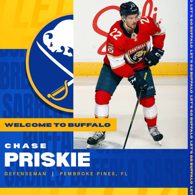 BuffaloSabres's tweet photo. Three more!

Welcome to Buffalo, Kale, Chase &amp; Jeremy!

#LetsGoBuffalo