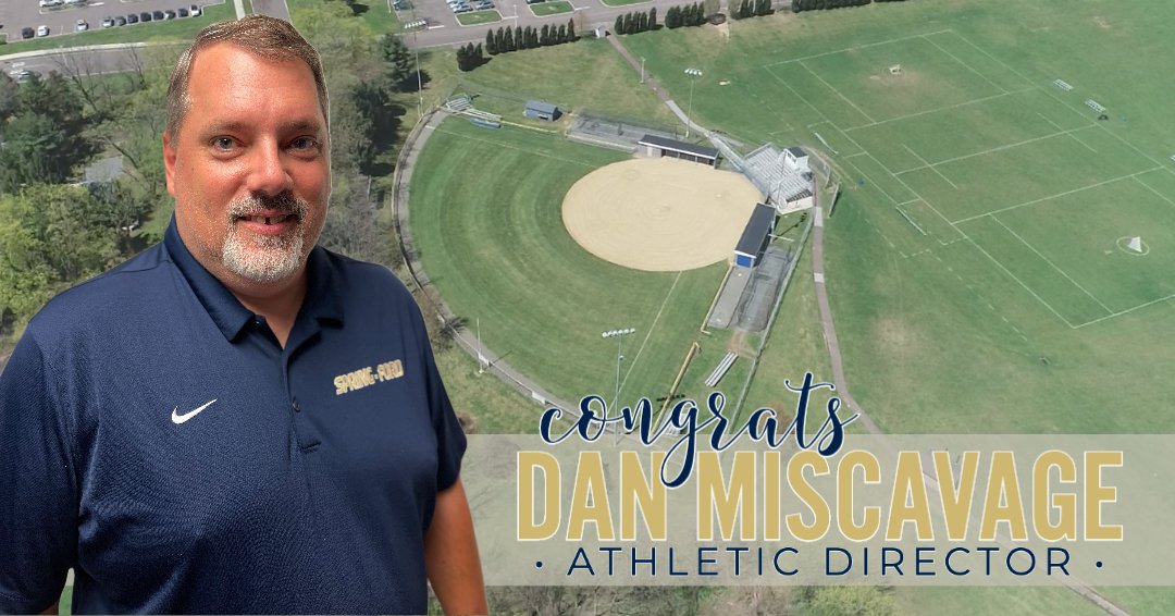 SpringFordASD's tweet photo. Dan Miscavage, long-time Assistant Athletic Director, has been selected as Spring-Ford's next Athletic Director. Mr. Miscavage will assume the position on Aug 1 following the retirement of Mickey McDaniel, current AD. Congrats, Mr. Miscavage! More info: https://t.co/kAtjamJb6B https://t.co/CmsChNTpCD