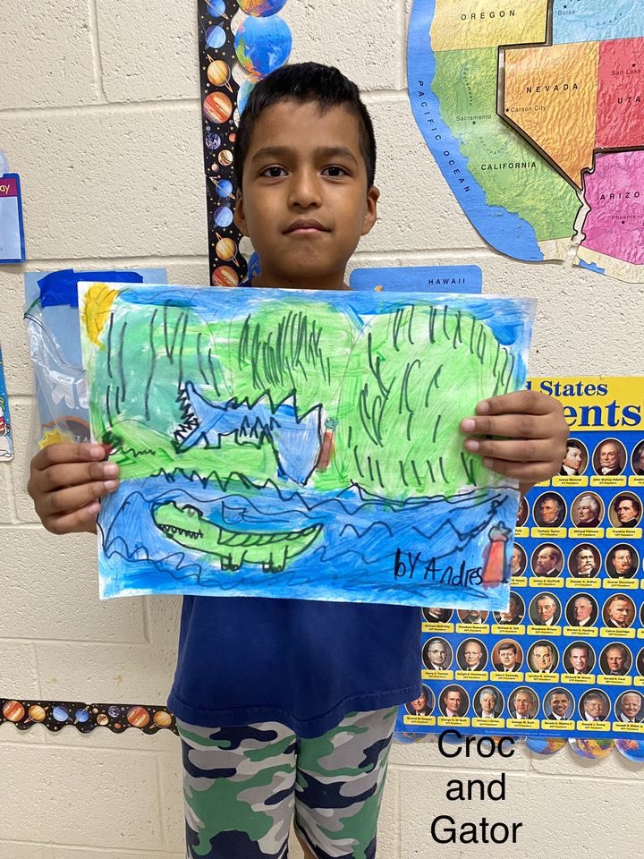GrahamwoodEL's tweet photo. Our rising third graders have been learning about habitats in our SLA. To help EXTEND and ENRICH learning, they then painted an example habitat using water colors! #weareGrahamwood #summerlearningacademy2022 @pete_johnson3 @LoveServeTeach @SCSSuptRay @SCSK12Unified https://t.co/jJtW0QzlAm