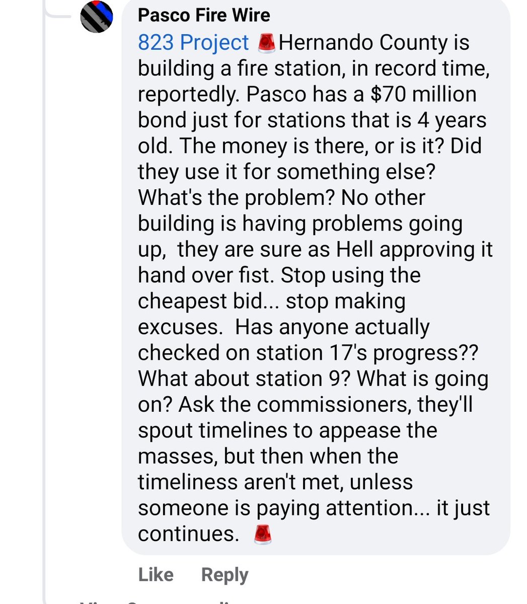 RebeccaYuengli2's tweet image. My county is so poorly managed we frequently have no ambulance service for half the county.  
Anyone considering moving here could mean death if there is an emergency.  
Our commissioners are focused on new development.  
People ARE dying. 
#pascofl