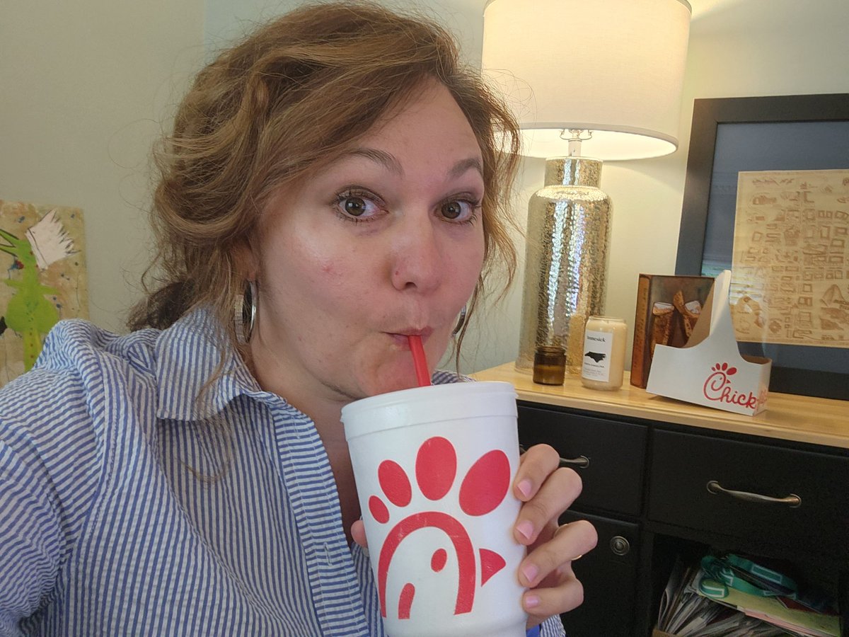 betterwithmayo's tweet photo. Guess how I'm celebrating #NationalFrenchFryDay....
#wafflefries #chickenstrips #lemonade  @ChickfilA https://t.co/0Ges7jfobb