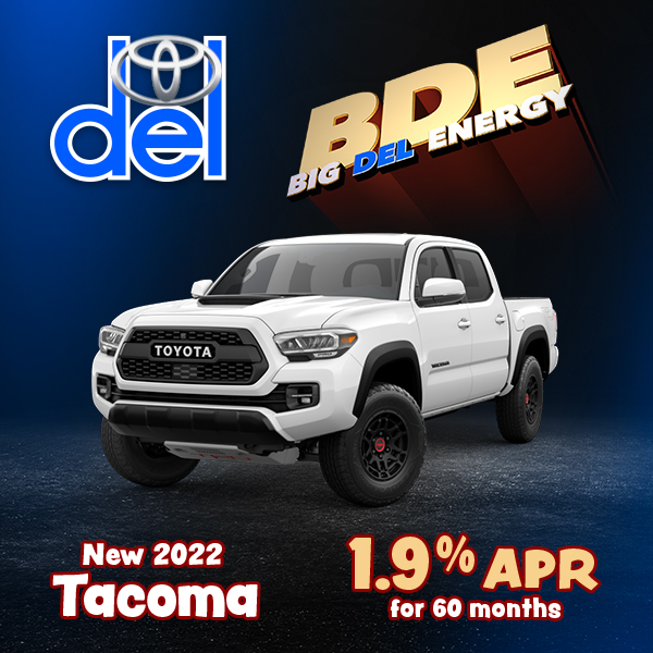 DelToyotaPA's tweet photo. Our July offers have that BDE - Big. Del. Energy.  https://t.co/o3TH0SW1bn. https://t.co/4Zd6nIH3DZ