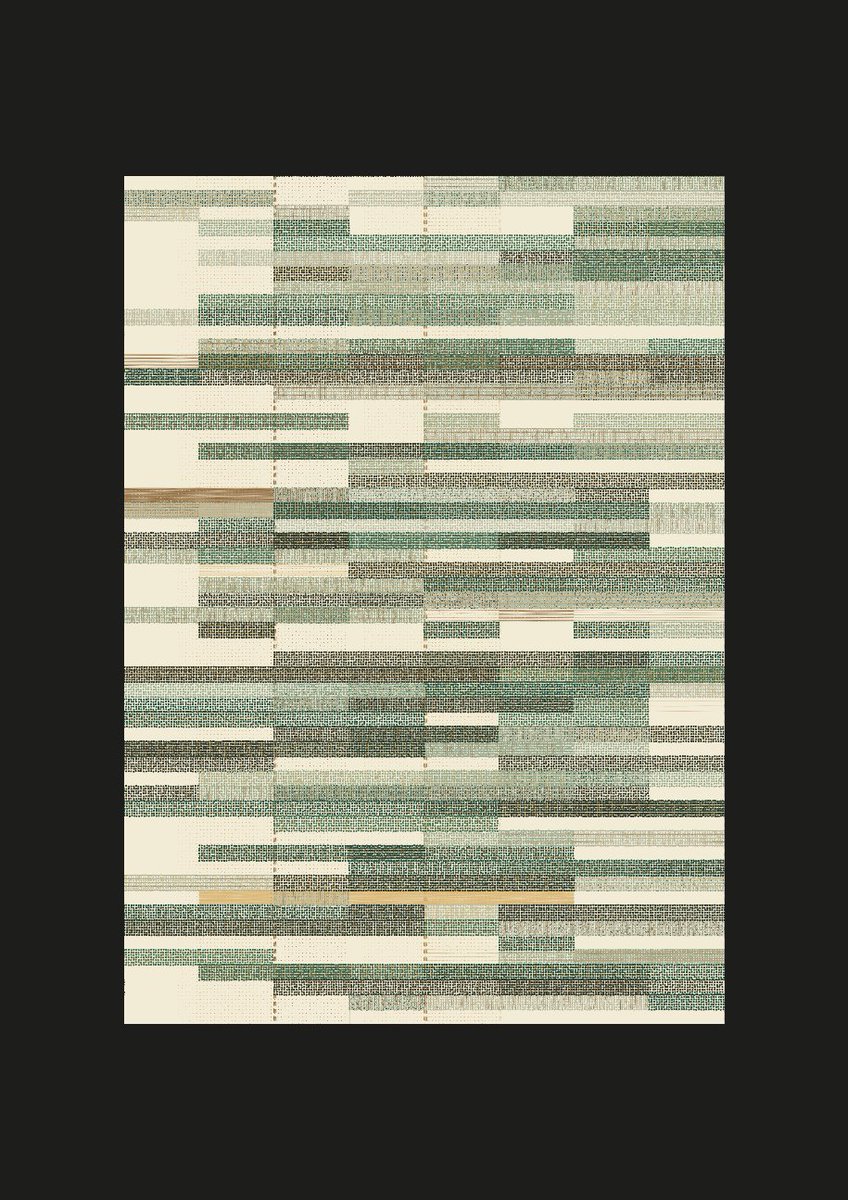 Minted "Ersbla" #900 by <a href="/StudioYorktown/">Bruce | Studio Yorktown</a> 
🌲Love the Evergreen Palette 🌲
<a href="/fx_hash_/">fxhash</a> 
#genart