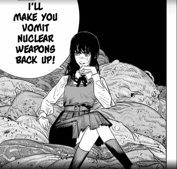 just read the first chapter of CSM pt2. DAMN YOU FUJIMOTO! MAKING ME SINP FOR ANOTHER BADASS #chainsawman #chainsawmanpart2 