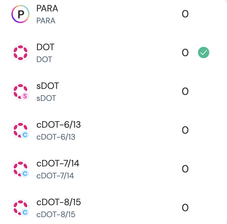 The 'Swap' feature on Parallel's AMM can be used to convert your $DOT to $PARA, SDOT, and cTOKENs – or vice versa!

Parallel lets users maintain liquidity even after staking, lending, or contributing to a crowdloan! 💯
app.parallel.fi/#/swap
