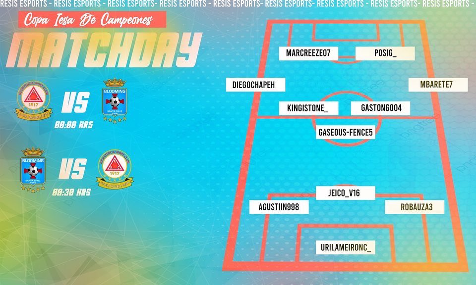 Así forma RESIS en otra noche de #FIFA22 🔥🎮⚽

⚠️ Rumbo a la Gloria Otra edición de <a href="/IESALatam/">IESA Latam</a> Copa de campeones

#ResisNomá ❤️🤍