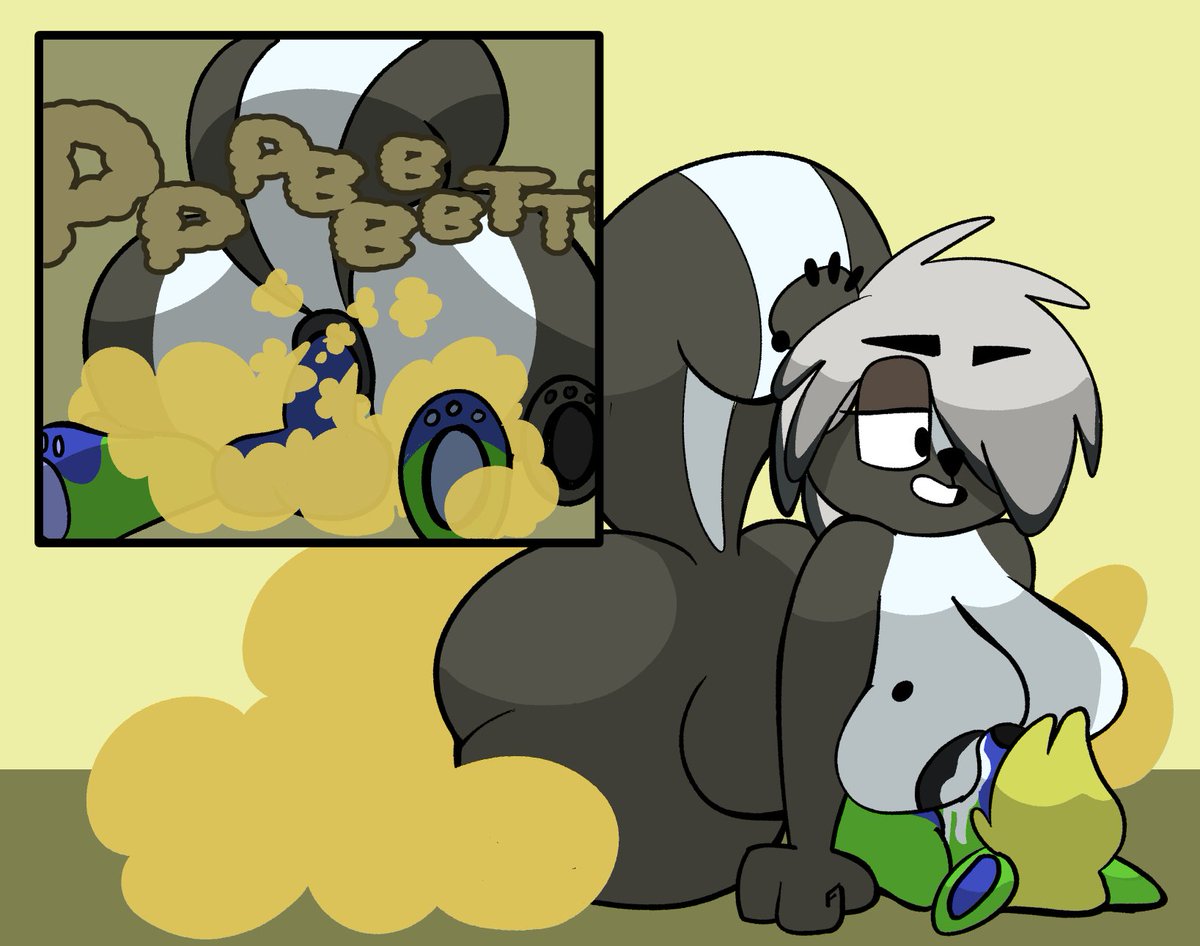 RoboKink's tweet photo. A lovely commission for @MBootylover of Willow showing a great time~
#fartfetish #fartart #furryfart https://t.co/Of0gpZFN60