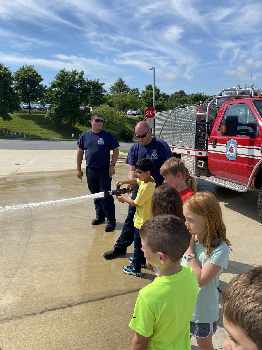 Trip to the Middletown Fire Department today🚒 We had fun learning about what a day as a firefighter looks like! @FCPSElevate
