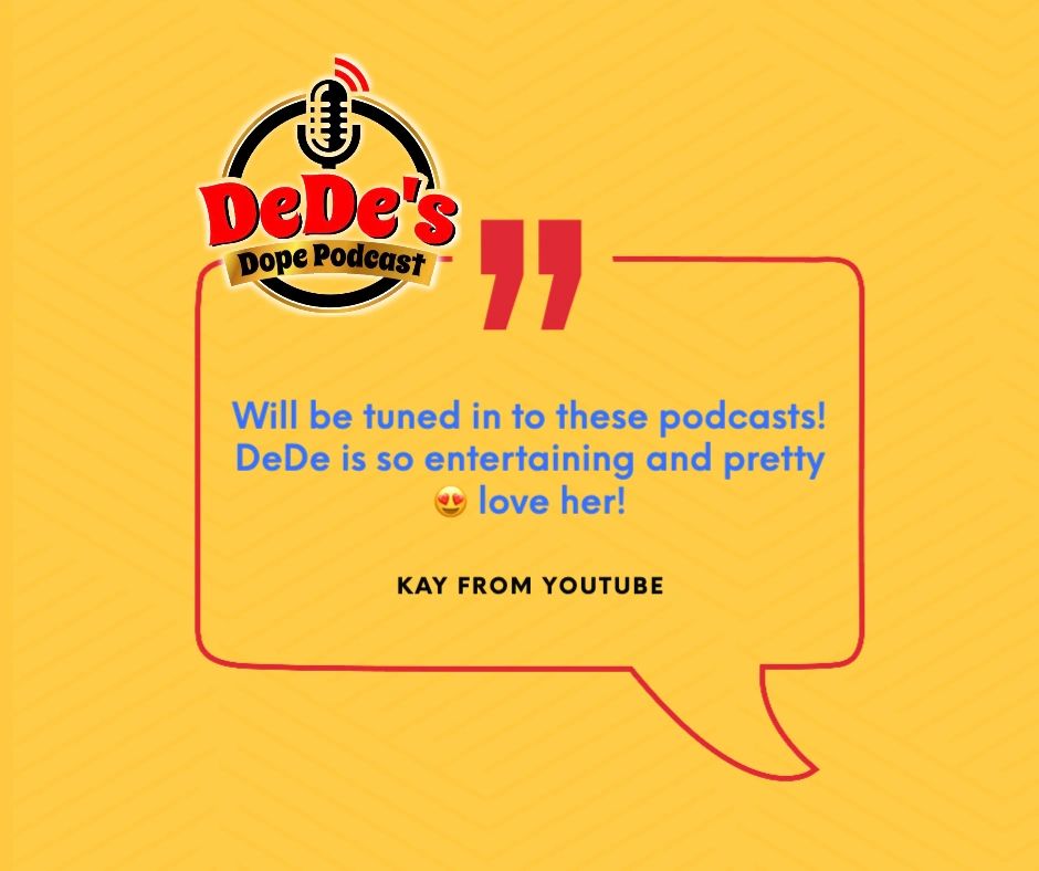 dedesdopepodcas's tweet photo. We Love Our Listeners 😍 #Subscribe and like our YouTube Channel 📺 And be sure to follow us on your favorite podcast streaming app 📲 #Spotify #Apple #Google #Amazon #YouTube

The All New @dedesdopepodcast #CatchALaugh #GetTheTea
.
.
.
#DeDesDopePodcast #Podcast #Explore #FYP https://t.co/094Mu2kh58
