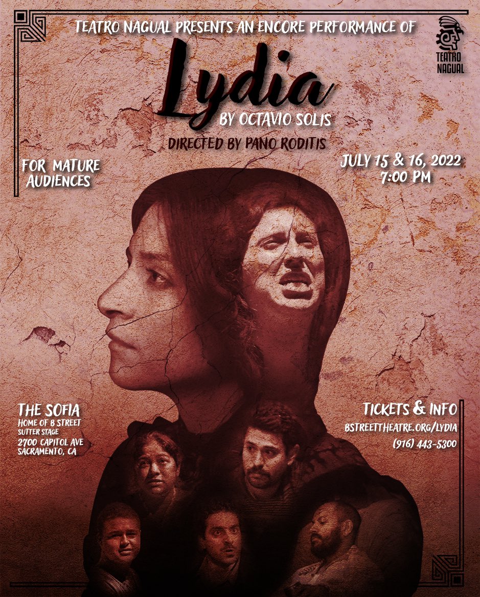 Catch our encore weekend of LYDIA by Octavio Solis at The Sofia! This Friday and Saturday! 

You don’t want to miss this dark, twisted, yet beautiful drama! 

🎟: Bstreettheatre.org/Lydia 

#lydia #octaviosolis #teatro #sacramento #teatrolatino #latinotheater #latinxtheater