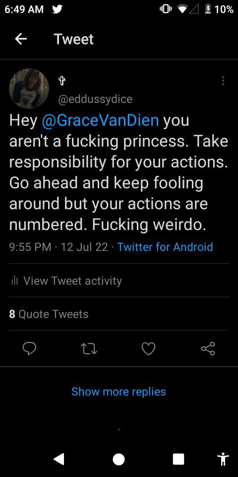 caroline tweet media