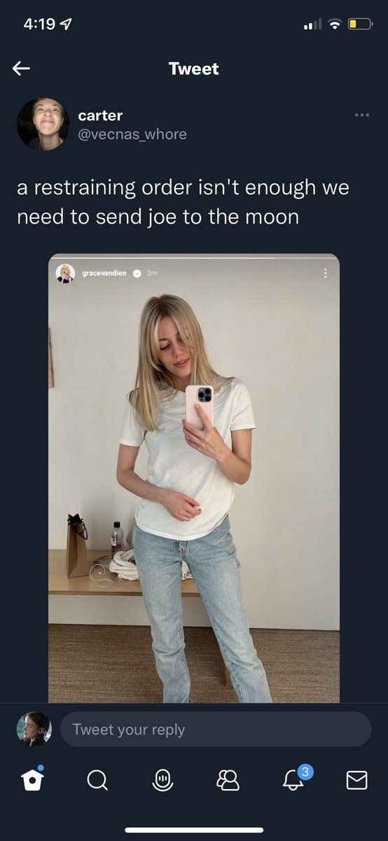 caroline tweet media