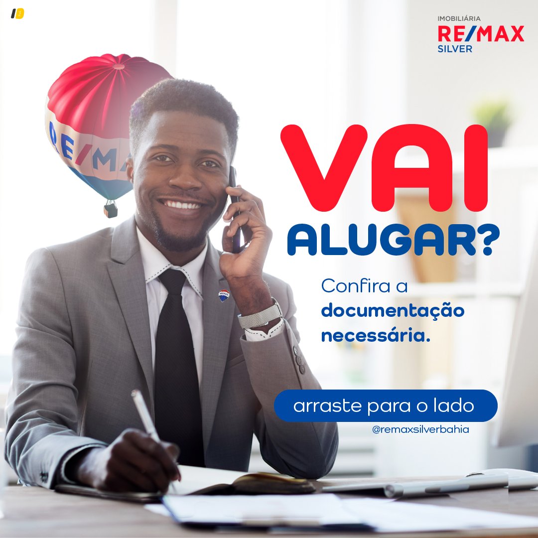 REMAXSILVER's tweet photo. O processo de locação na RE/MAX Silver é rápido, prático e sem burocracia.⠀
Escolha seu imóvel e fale com um de nossos Agentes para cuidar de tudo pra você. Arraste para o lodo e confira a documentação necessária🎈
#REMAXSilverBahia #AgentesREMAX #imoveis #ImoveisEmGuanambi https://t.co/v40CzSgK7u