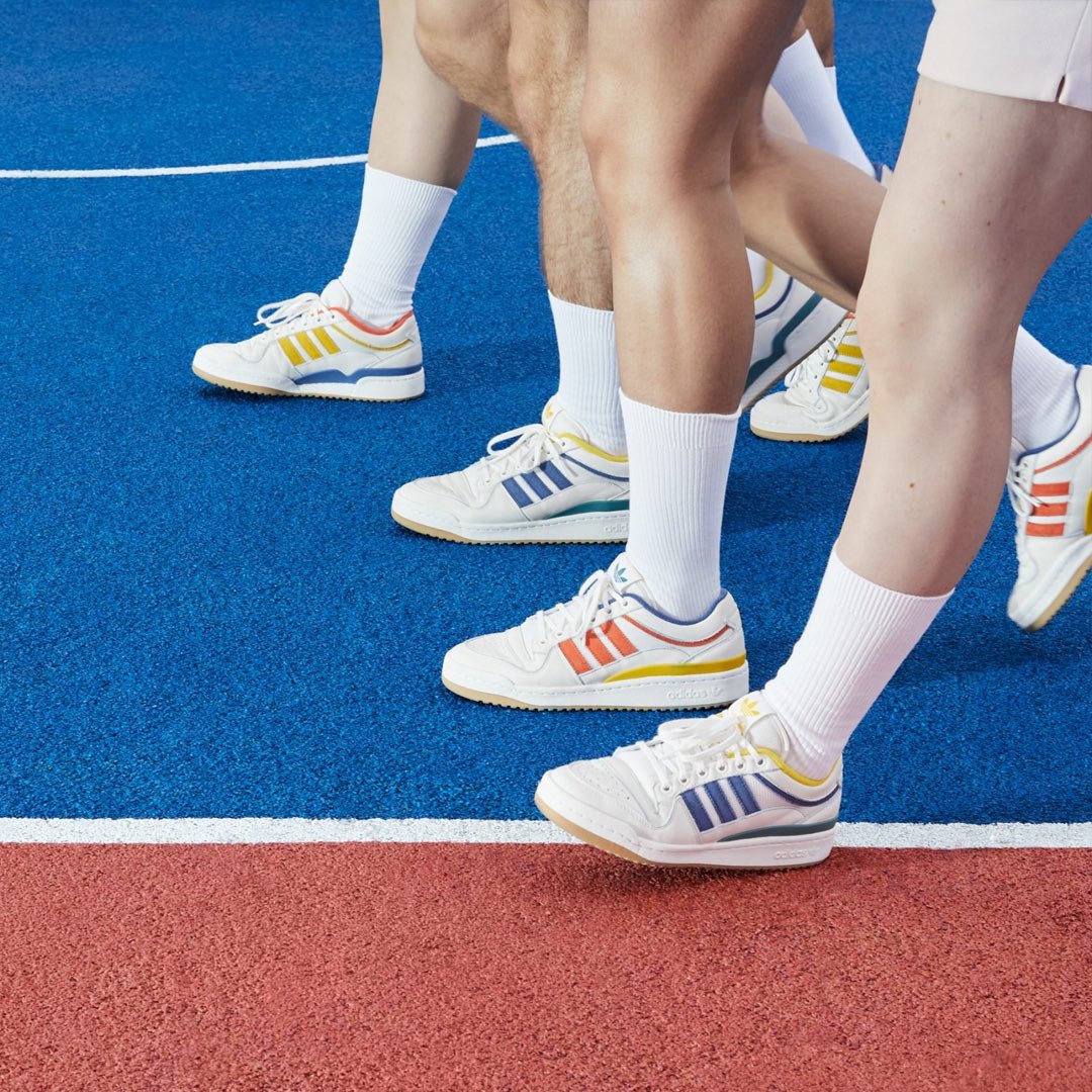 From Basketball to Tennis - The latest Wood Wood x <a href="/adidasoriginals/">adidas Originals</a> collaboration is a thing of beauty - The Forum Low collection is now available via @w00dw00d 

#adidas #forumlow #woodwood #lacesoutfest