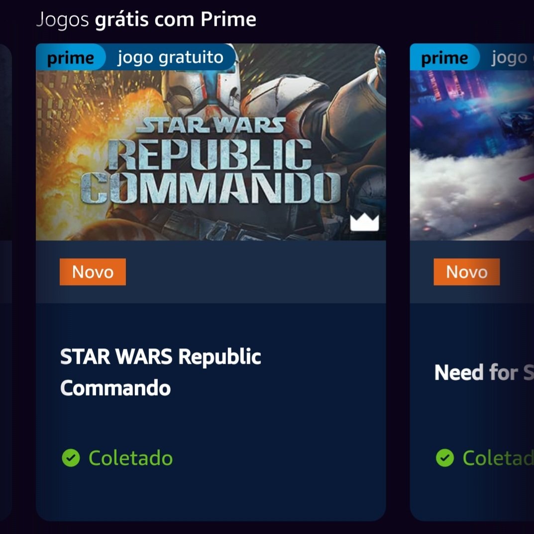 Já pegamos nossos 3 jogos grátis de Star Wars no Amazon Prime Day! E você?