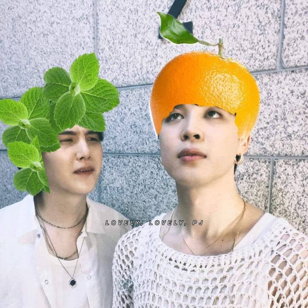 jkmysafehome's tweet photo. Le lloró a yoongi menta y Jimin naranja https://t.co/LEkJ7xsWY2