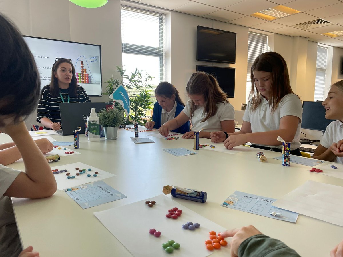 childrensuni's tweet photo. Children from @sidmouthschool had a wonderful “Day in the Clouds” today @GiacomCM. They took part in a variety of activity stations including HR, Sales and Marketing and got to create their own logos.
#Adayintheclouds https://t.co/e78DPxlmrs