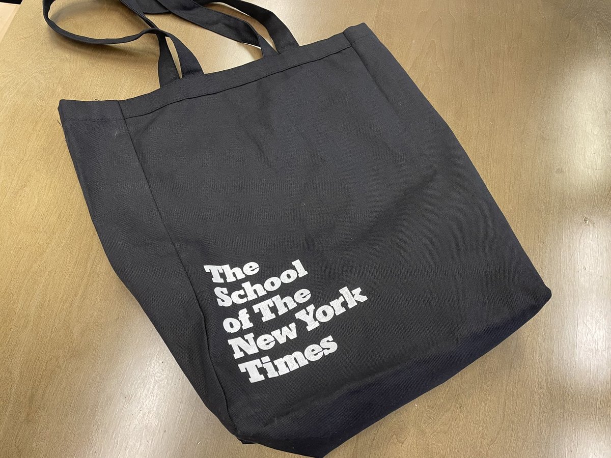 One of my favorite things in DC has been the opportunity to get challenged by future decision makers. Students from The School of New York Times asked me yesterday e.g. how is trust built in a society. Thanks for making the visit happen (and for the tote bag), <a href="/ScottPCullinane/">Scott Cullinane</a>