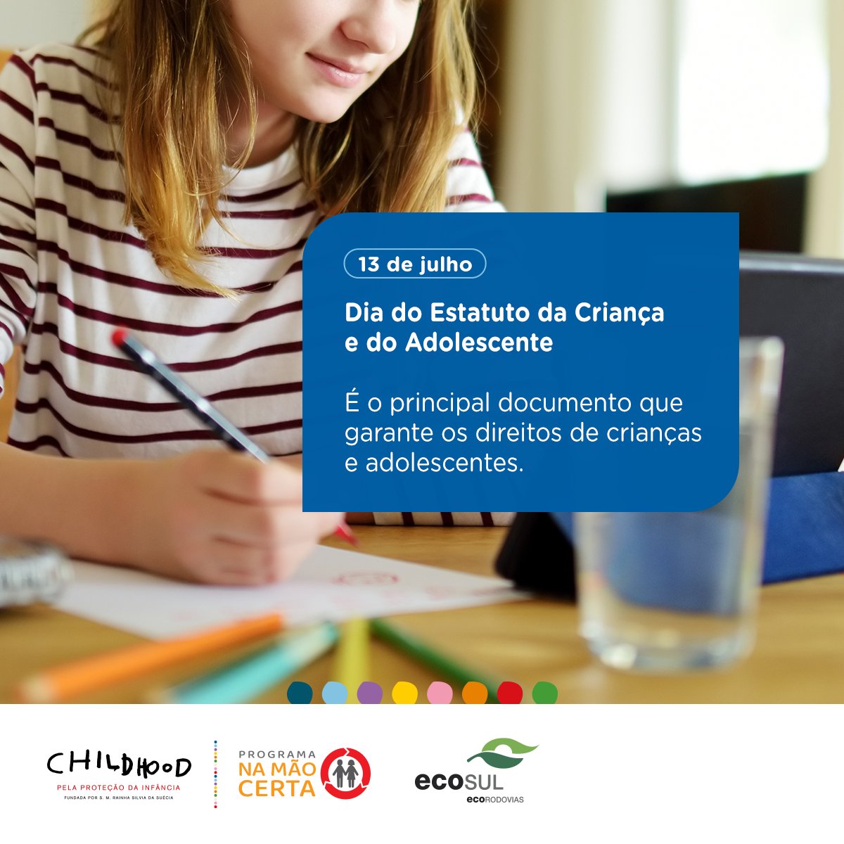 ecoviassul's tweet photo. A proteção de crianças e adolescentes é uma responsabilidade de todos.
#ChildhoodBrasil
#ProtecaodaInfancia
#ExploracaoSexual
#NaMaoCerta
#AgentedeProtecao https://t.co/OHvMEYymWs