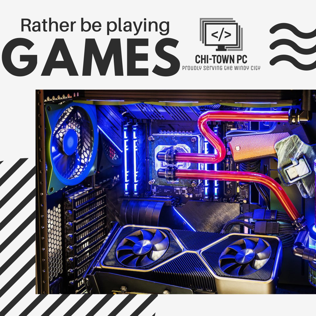 ChiTownComputer's tweet photo. Wanna build a new gaming PC? We got you covered. #webuildgamingcomputers #gaming #games #pcrepair #techsupport #chicago #chitown #chitownpc
https://t.co/eSLVdZnJnw https://t.co/3DtaM376F0