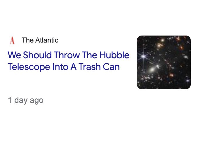 KevinFarzad's tweet image. Rough week for the Hubble Telescope